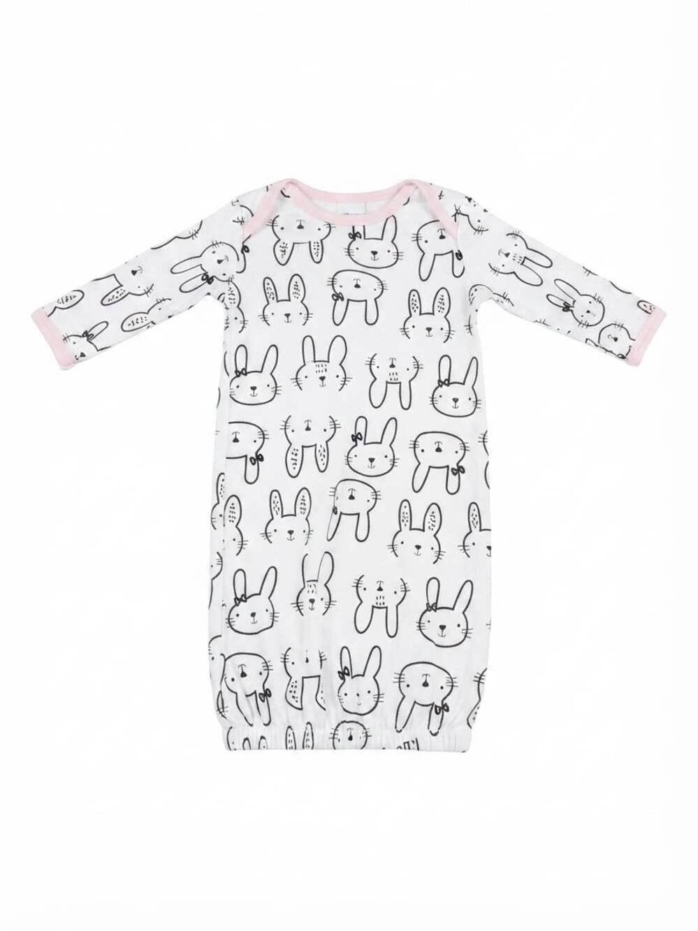 Nwot Baby Girl Clothes Gerber Preemie Bunny Rabbit Sleep Gown